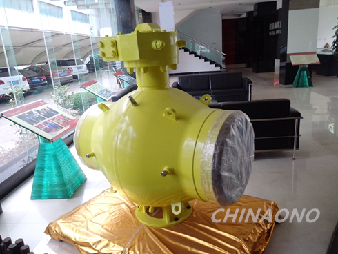 Sphcrial Full Welded Electric Type Trunnion Mounted Ball Valve