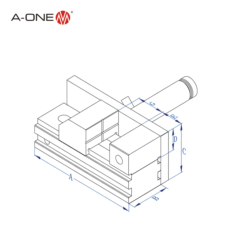 EDM Stainless Steel Electrode Holder for EDM Machining 3A-210033