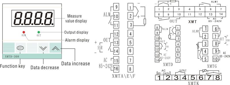 Yuyao Gongyi Meter Xmtg-308 Mold Pid Temperature Controller