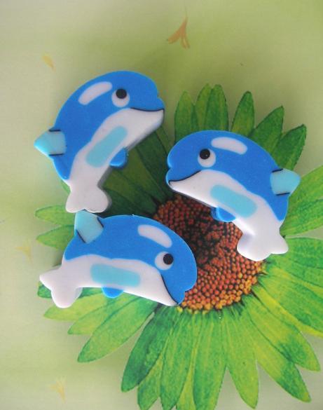 Dolphins Shape School Rubber Eraser