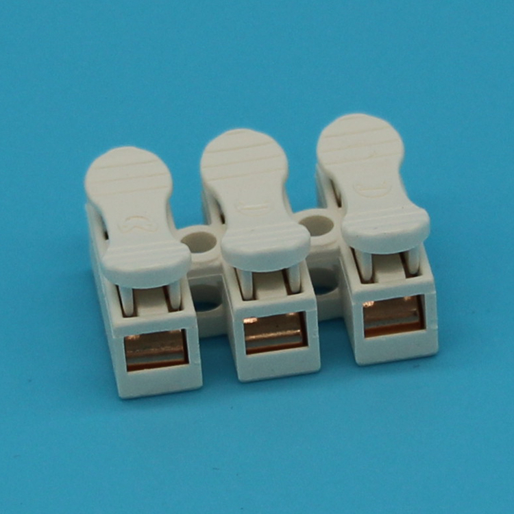 3-Way Quick Connect Copper Terminal Block