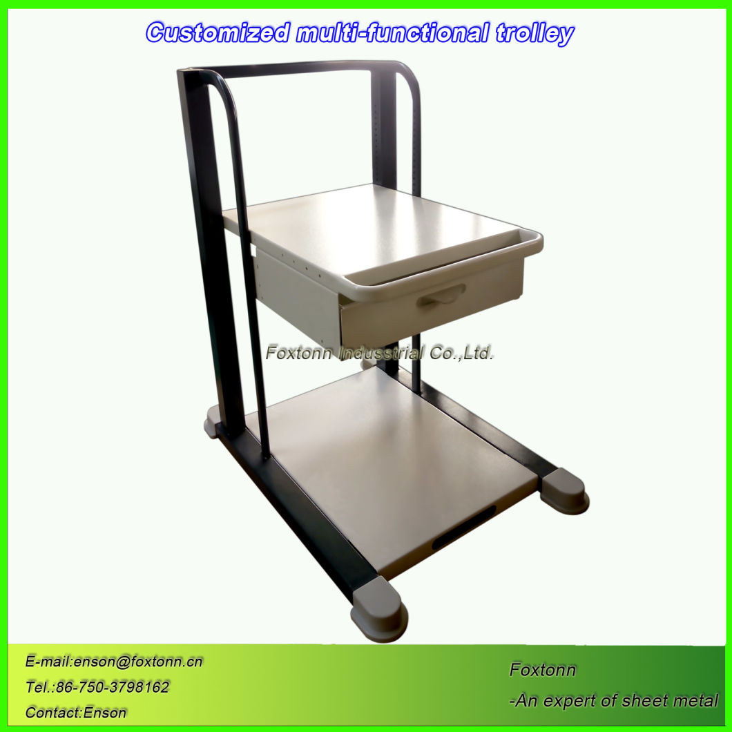 Sheet Metal Fabrication Stamping Parts Hospital Equipment Medical Trolley