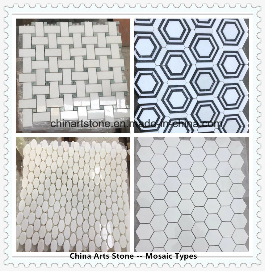 Bianco Thassos/ Crystal Pure White Nature Marble Tiles for Decoration Projects