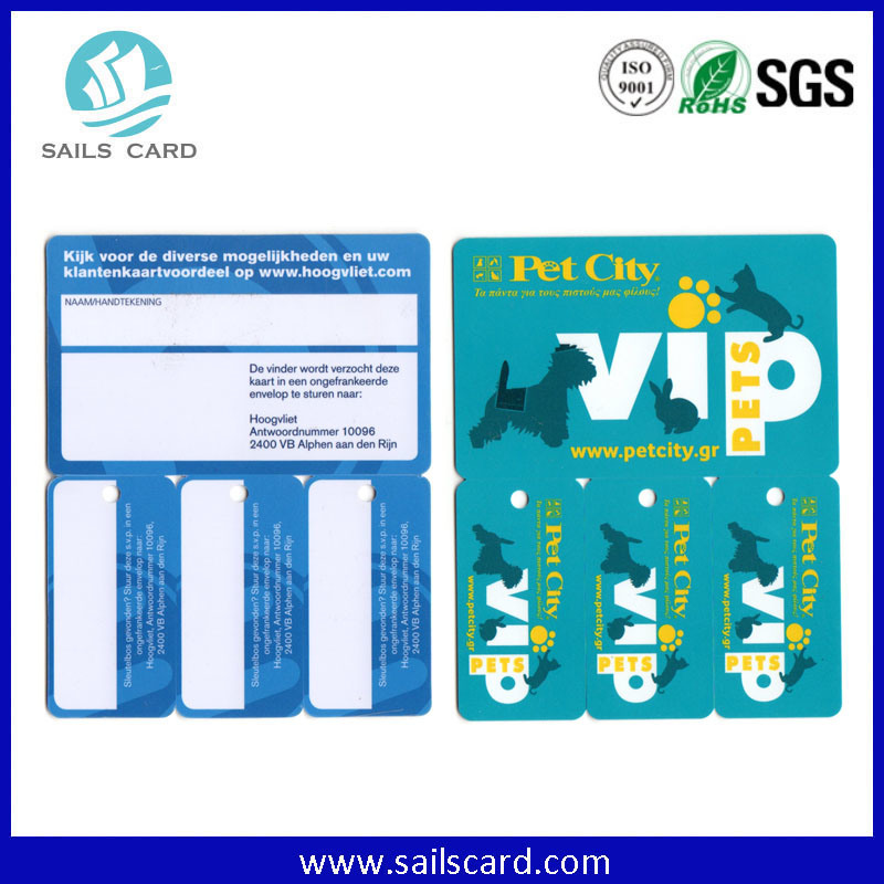 Die Cut Irregular Shape PVC Card for Promotion