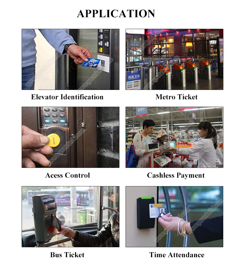 RFID Plastic Printable ID Card Tk4100 Fresh New ABS Material Personal Access Identification Keyfob