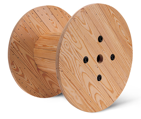 Nailed Pine Wire Cable Reel Spool