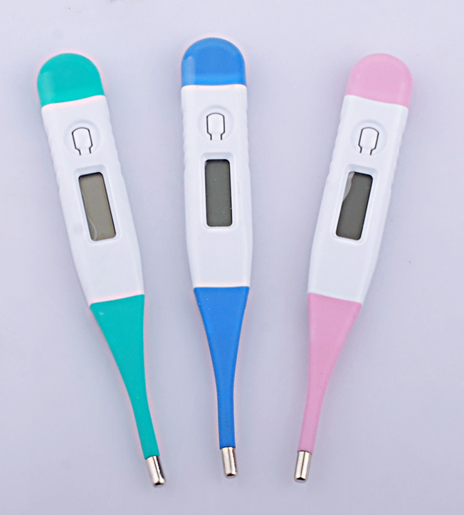 Household Head Beeper Flexible Forehead LCD Baby Digital Thermometer