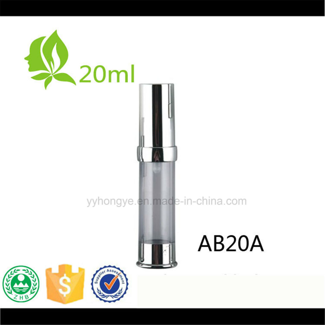 20ml Round Aluminum Skin Care Cosmetic Airless Bottle