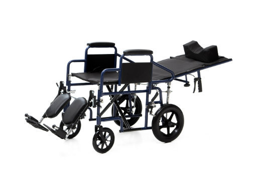 Steel Manual, Reclining Chair, Folding Wheelchair (YJ-011L)