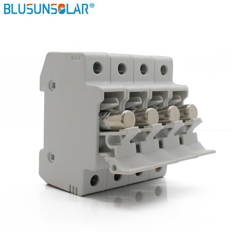 Wholesale DC1000V 20A 4 Pole DIN Rail Mount Fuse Holder for Solar Protection