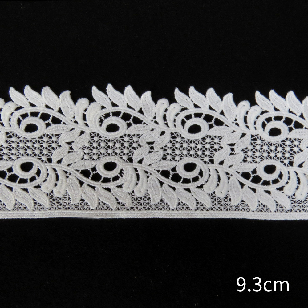 Water Soluble Lace Fabric Embroidery Chemical Guipure Lace for Women Clothes