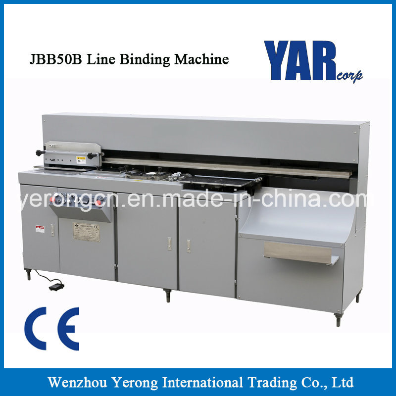 Big Promotion Jbb50b Line Book Binding Machine with Manual Cover