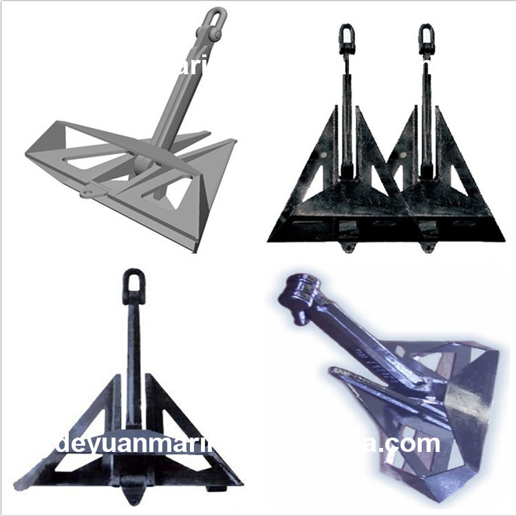 Ship Anchors Hot-DIP Galvanized or Black Painted with Competitive Prices