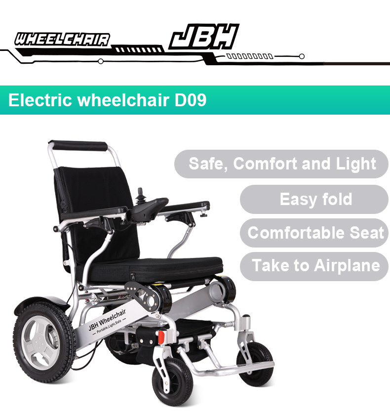 Lightweight Travel Power Wheelchair with Lithium Battery