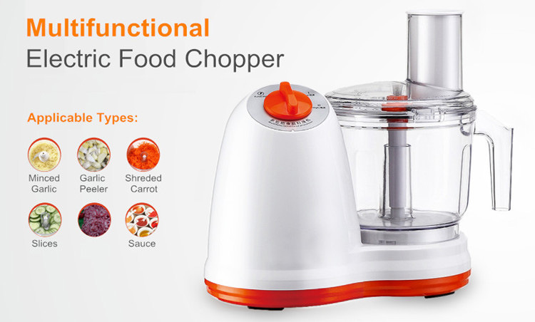 Electric Mini Automatic Food Processor for Home Vegetable Shredder