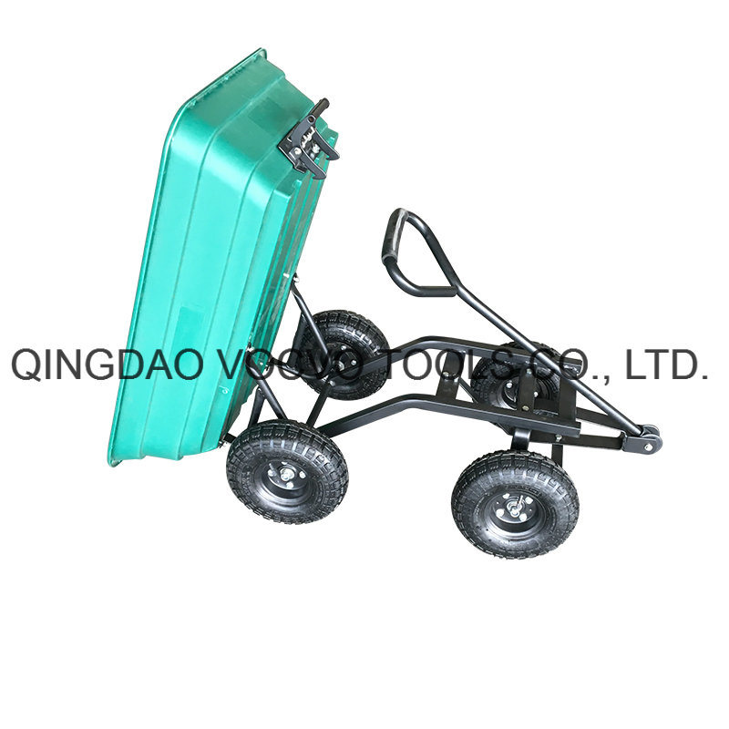 Easy to Transport Tc2145 Garden Folding Dump Wagon Cart