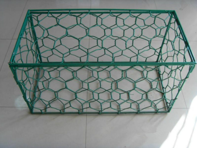 Gabion Box Made of Galvanized or PVC Wires