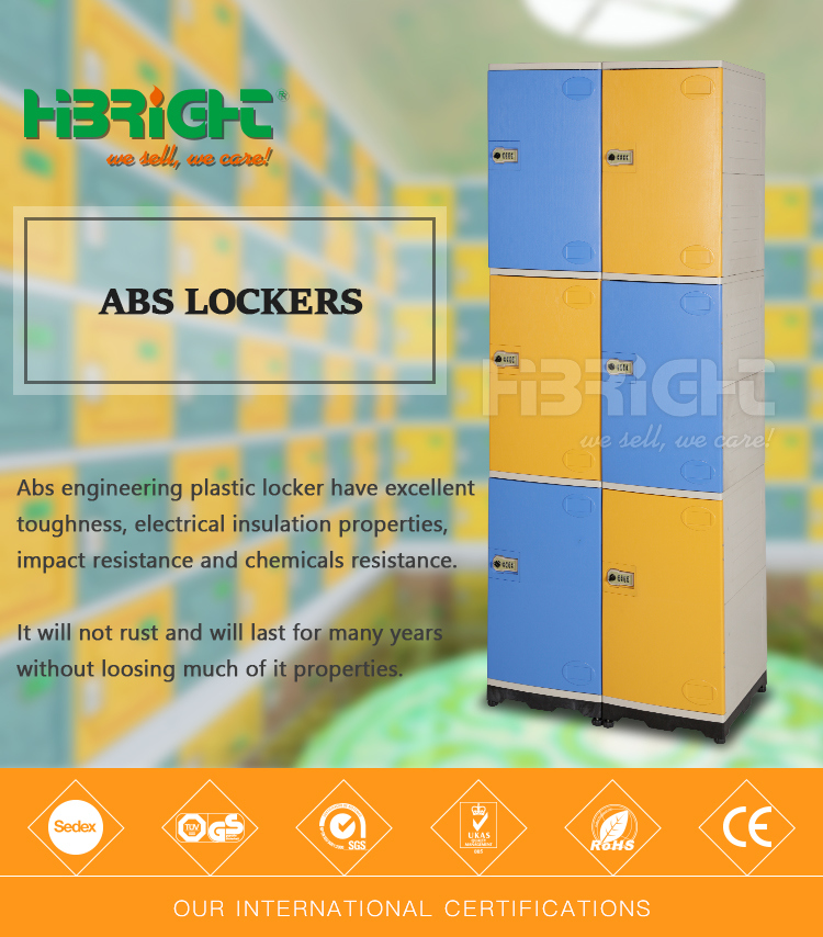 5 Tier Storage Use ABS Plastic Locker