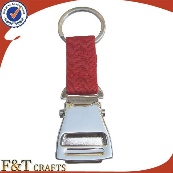 High Quality New Design Souvenir Felt Heart Shape Bell Keychain (FTKC1878A)