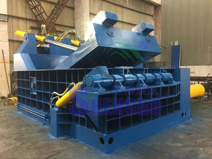 Automatic Factory Iron Aluminum Copper Steel Shavings Recycling Compactor