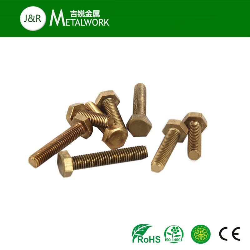 Brass/Alloy Copper Full Thread Hexagonal Bolt (DIN933)