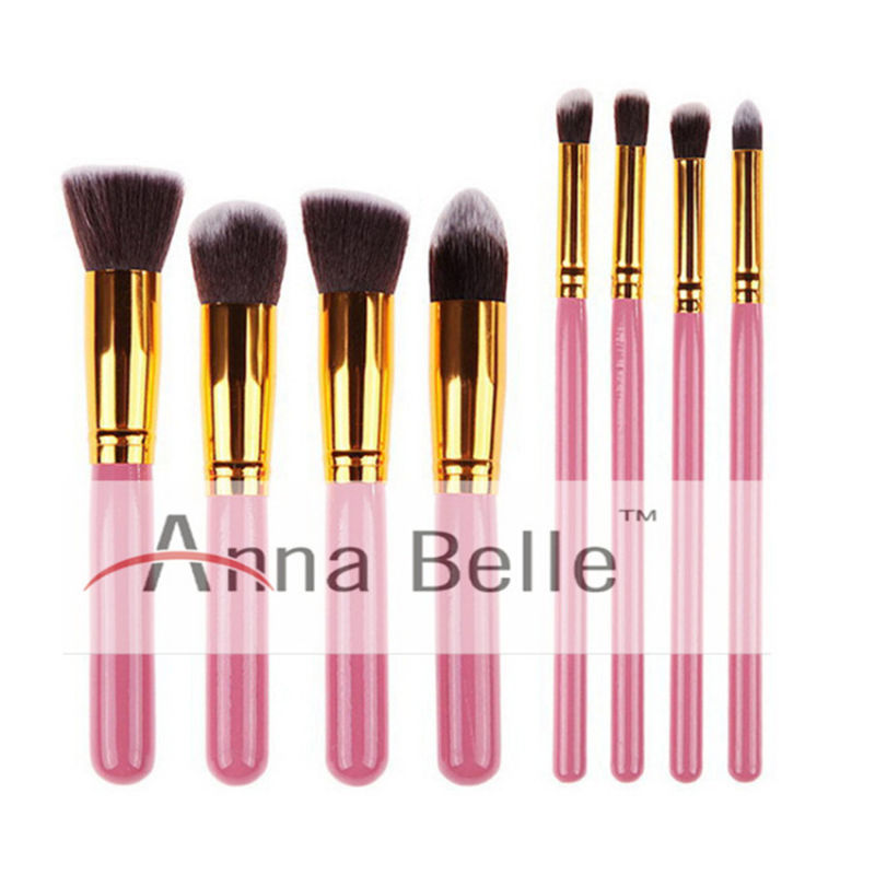 Makeup Brushes 8 Pieces Makeup Brush Set Professional Face Eyeliner Blush Contour Foundation Cosmetic Brushes for Powder Liquid Cream