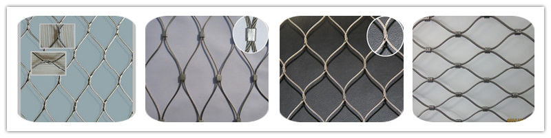 Stainless Steel Ferrule Rope Mesh Lion Cage Mesh Fence