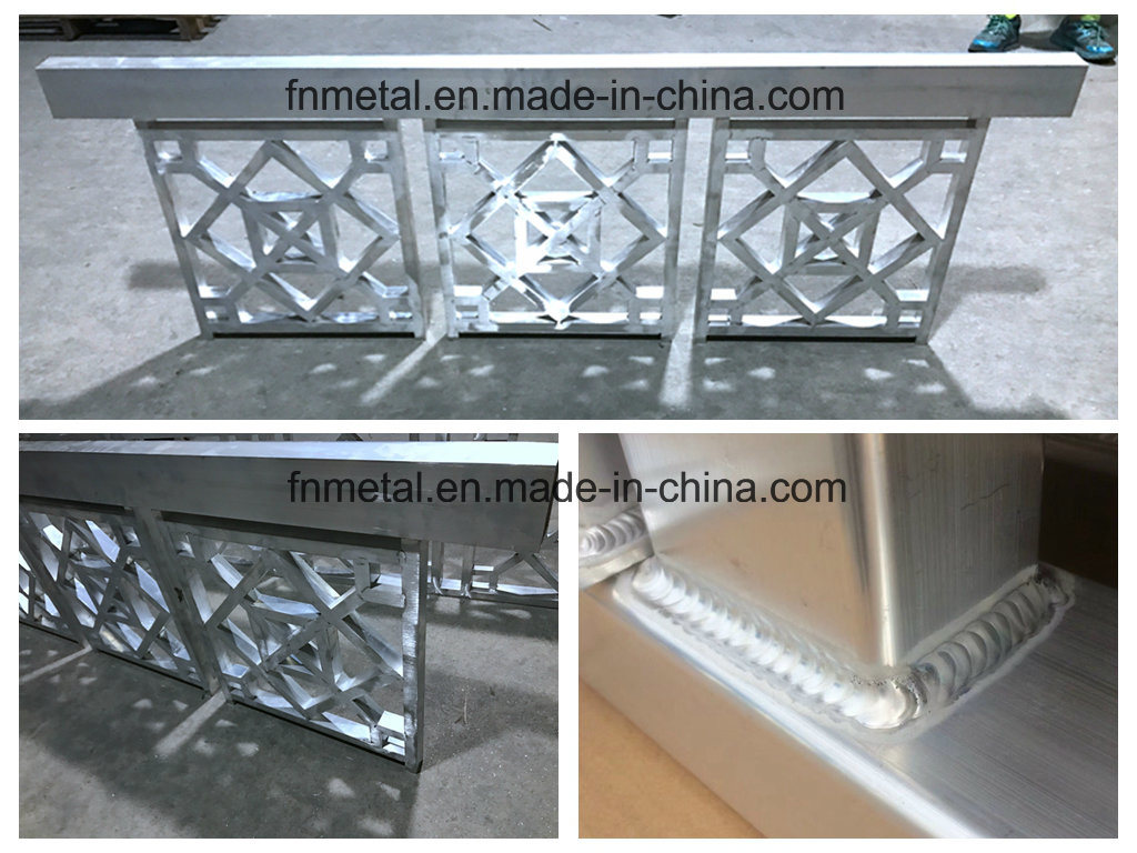 6061-T6 Aluminum Tube Welded Together for Security Fence