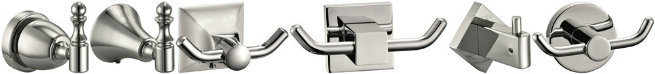 304 Stainless Steel Bathroom Single Clothes Robe Hook