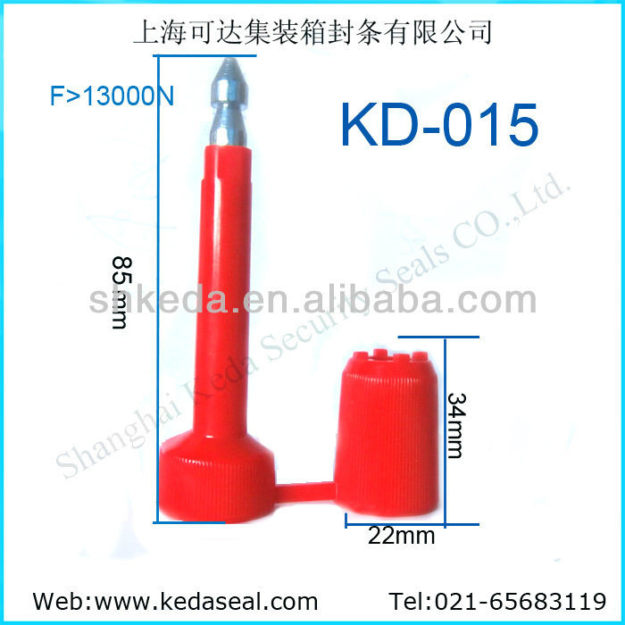 Bullet Barrier Container High Security Bolt Seal for Transport (KD-018)