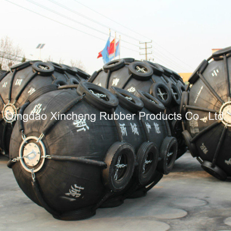 Ship Docking Protection Pneumatic Rubber Fender According ISO17357