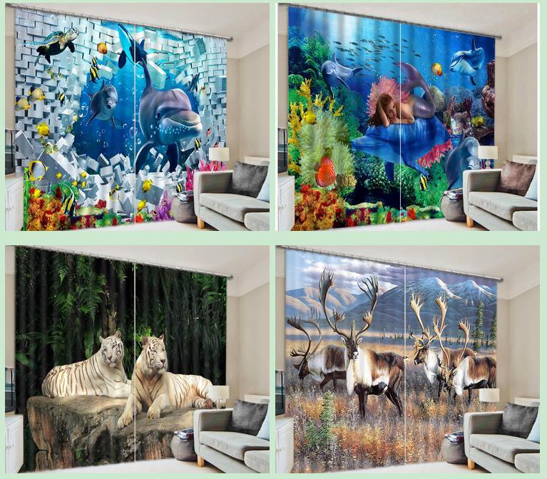 Cartoon Blinds for Baby/Child Living Room