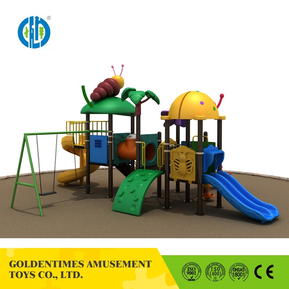 Factory Custom Amusing Design Outdoor Playground Kids Slide Equipment