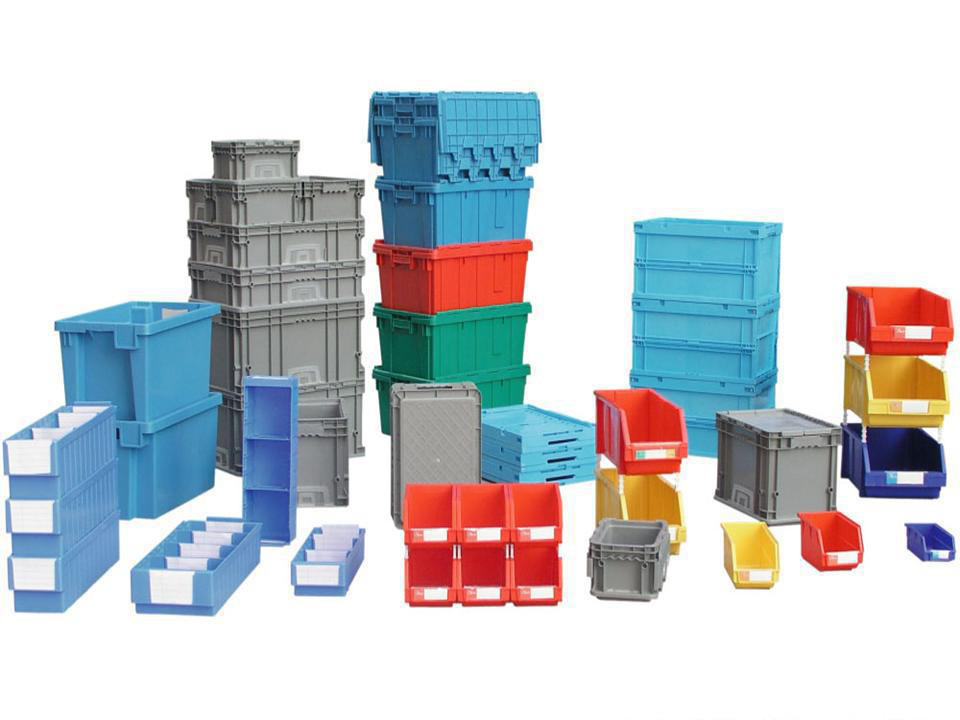 Reversible Piled Stackable Plastic Crate