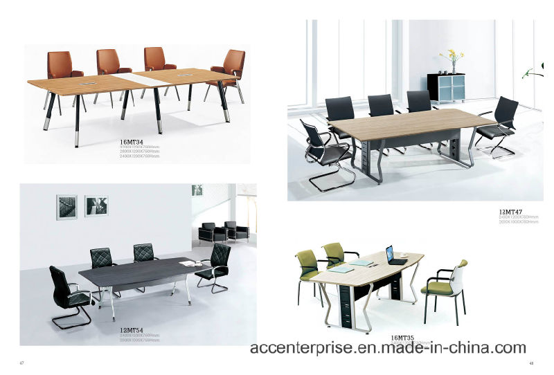 Modern Conference Room Furniture Melamine Top Office Meeting Table