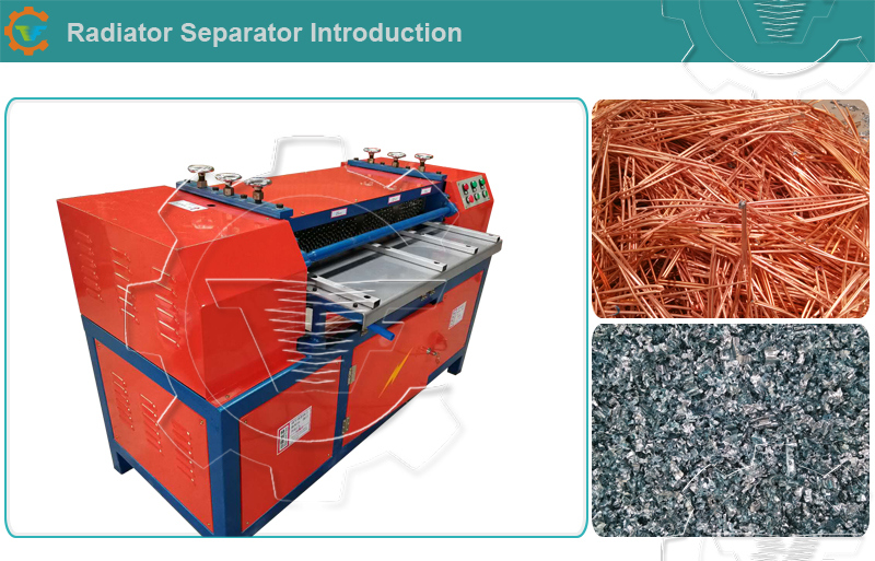 Wide Application Waste Air Conditioner/Car Radiator Recycling Machine