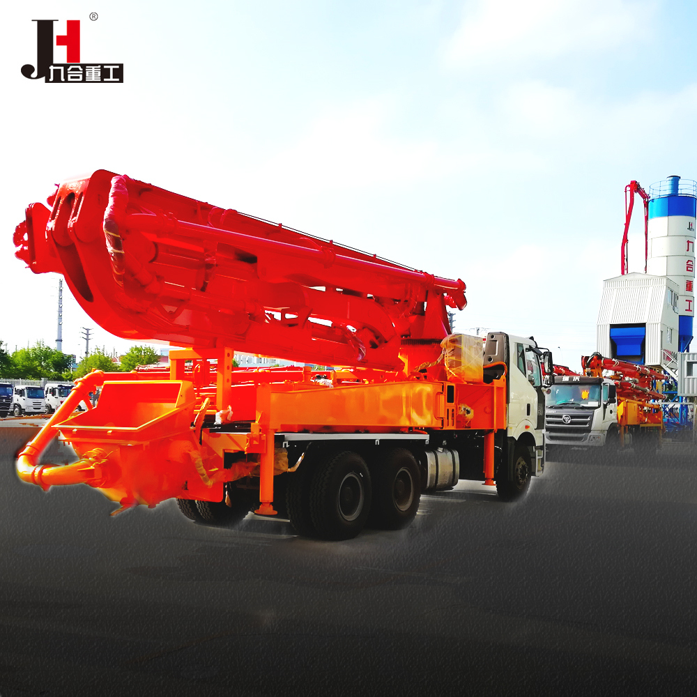 Jh5260thb-38 38m Action Pumping Concrete Truck Boom Mixer Pump Truck