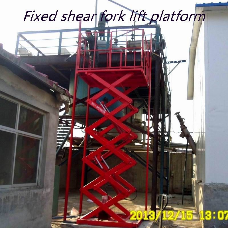 Heavy Duty Stationary Scissor Lift / Construction Machinery