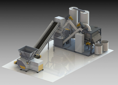 High Performance Cable Recycling Plant / Recycling System