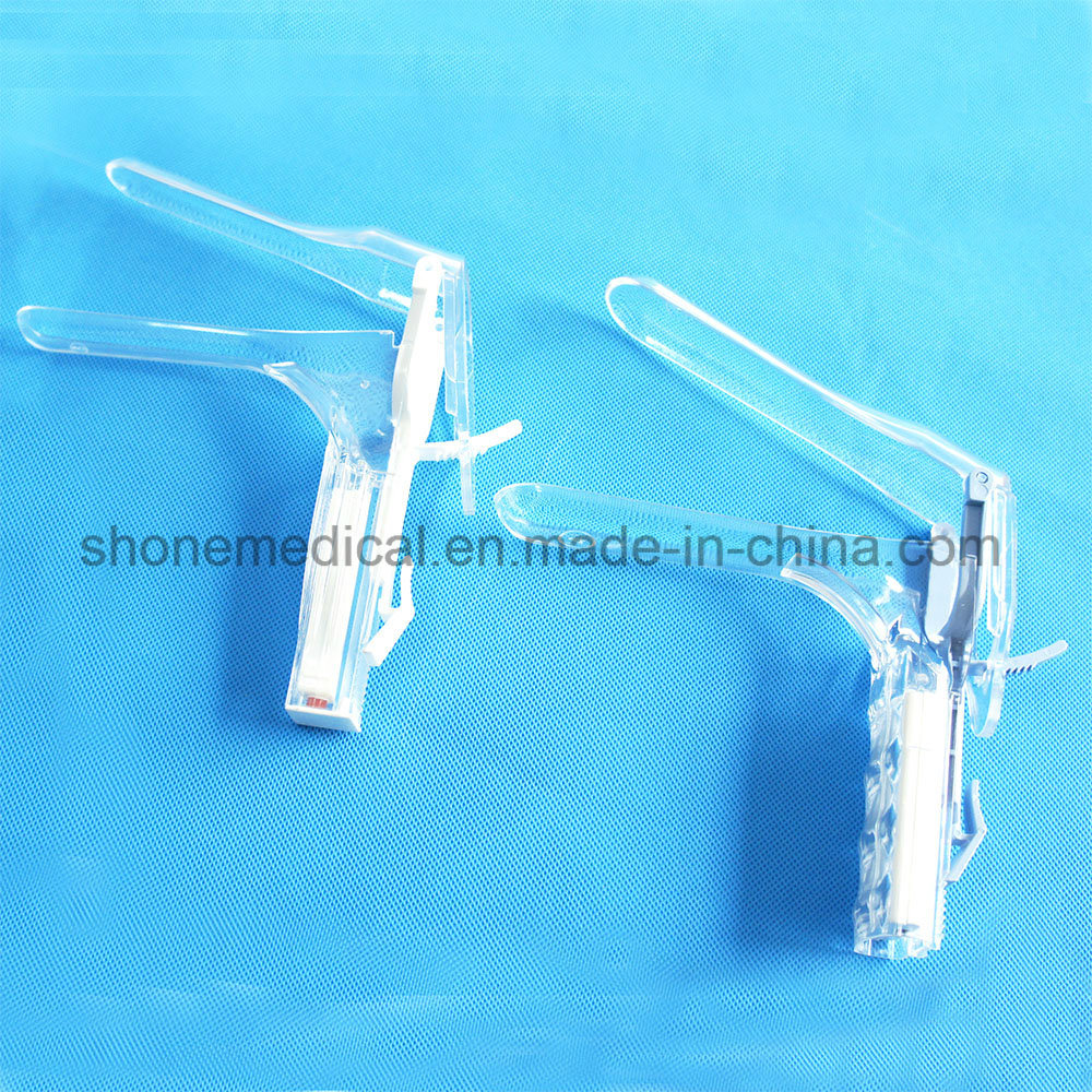 Disposable Gynecological Vaginal Speculum with Fastener Type
