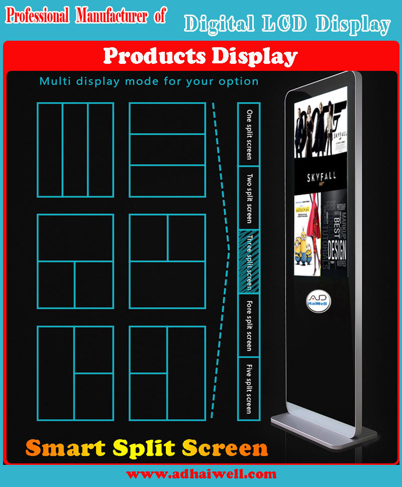 Digital Signage LCD Panel Displays LCD Screen Ads Players Android Touching Digital LCD Display