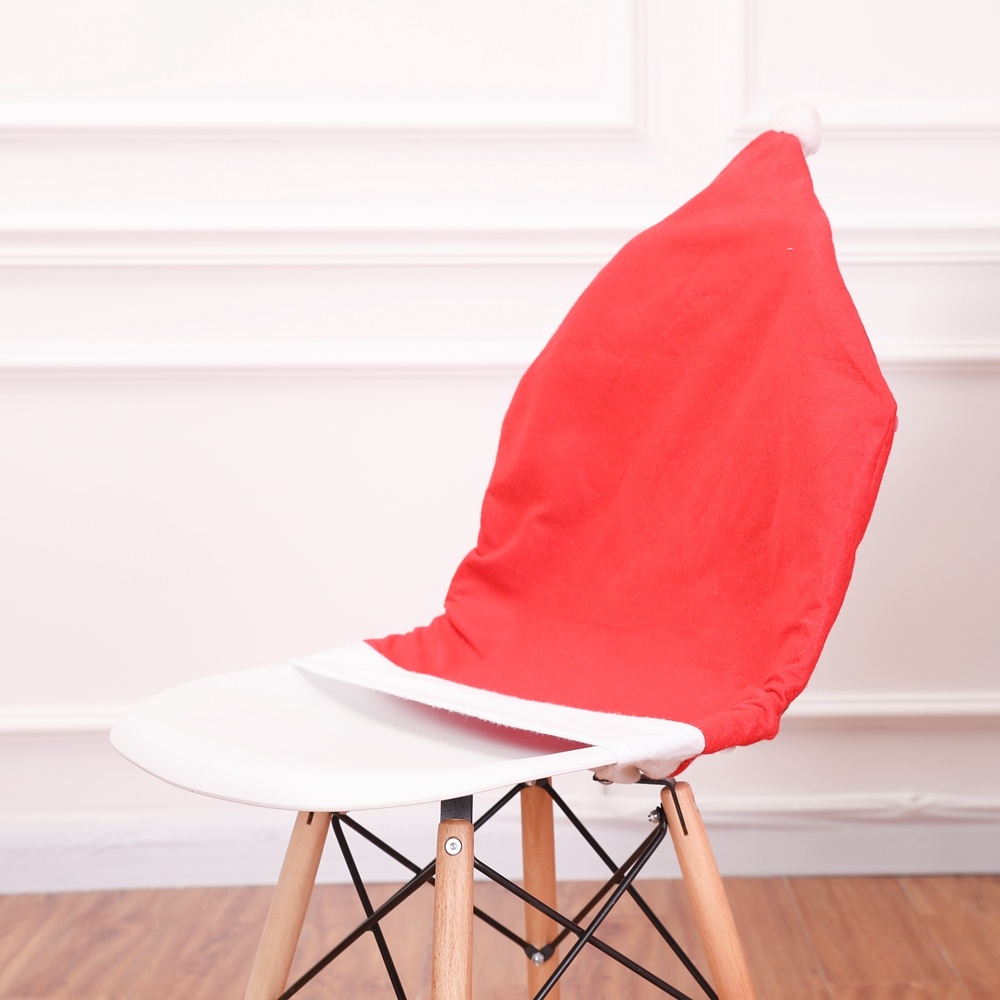 Home Decortion of Half - Dimensional Chair Cover of Old Man Snowman Milu Deer