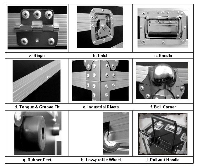 Transport Protective Flight Cases Mixer Case DJ Case