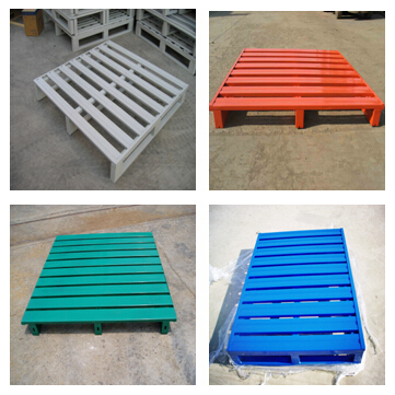 Four Way Entry Galvanized Warehouse Steel Pallets