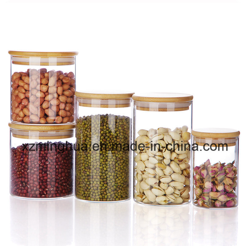 Borosilicate Glass Tube Bottle/Jar for Food Storage