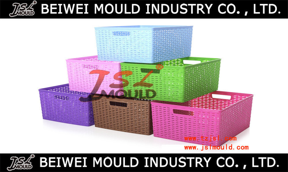 New Design Injection Plastic Rattan Basket Mould