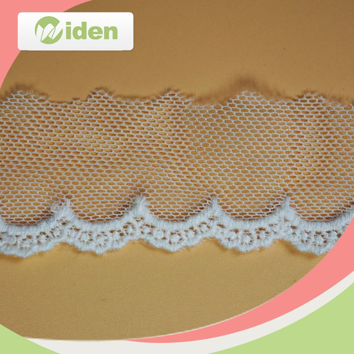 Popular Soft Fancy Bridal French Embroidery Net Lace