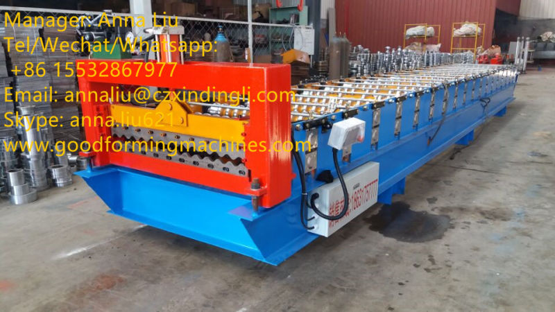 Single Layer Roof Panel Roll Forming Machine Wave Forming Machine