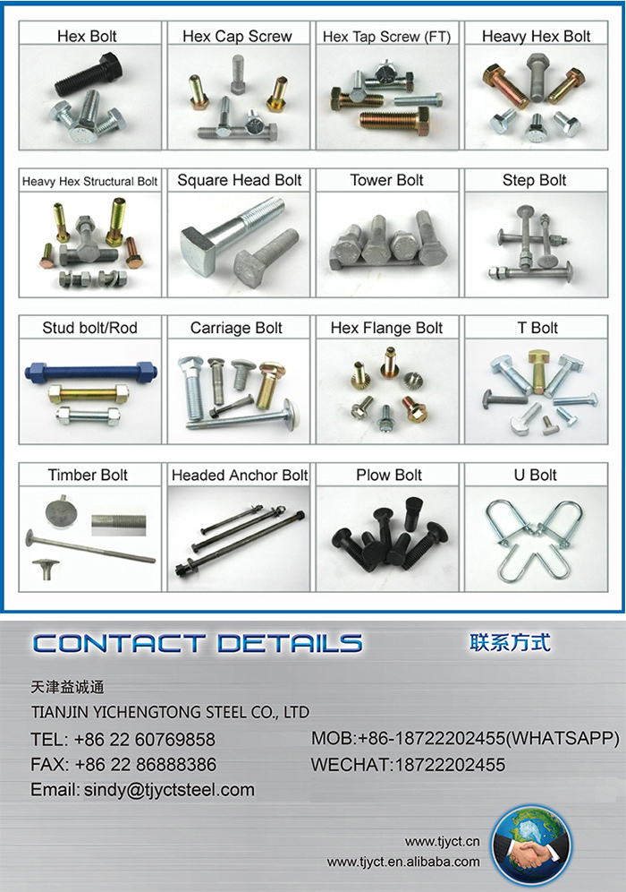 DIP Hot Galvanized Torx Hex Flange Bolt M18