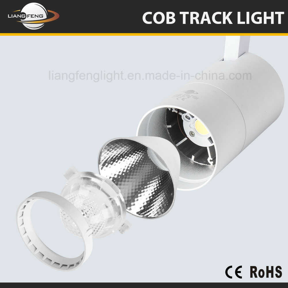 4 / 3 / 2 Wires Commercial Spot Lighting 10W 20W 30W COB LED Track Light